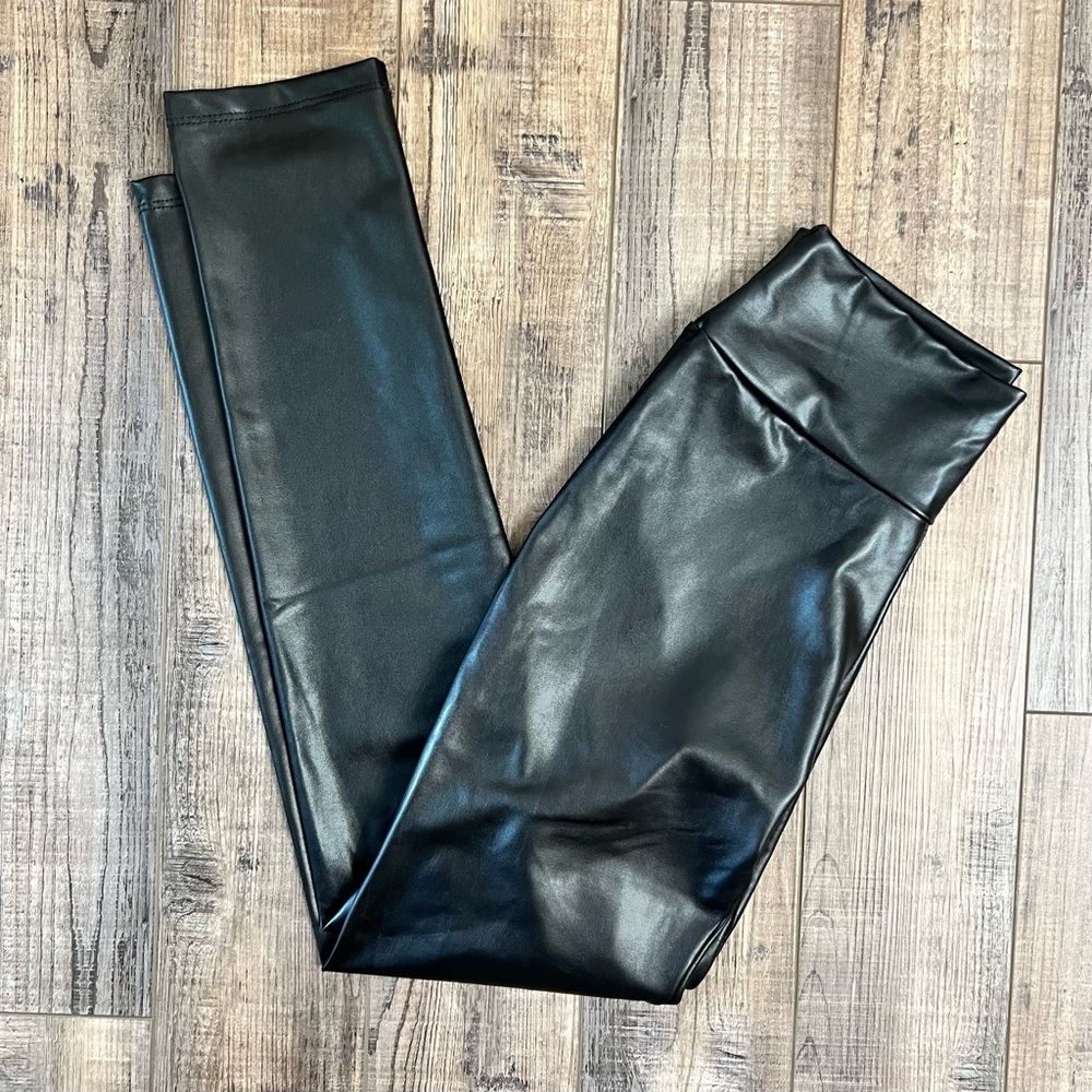 La Scala Leather Leggings